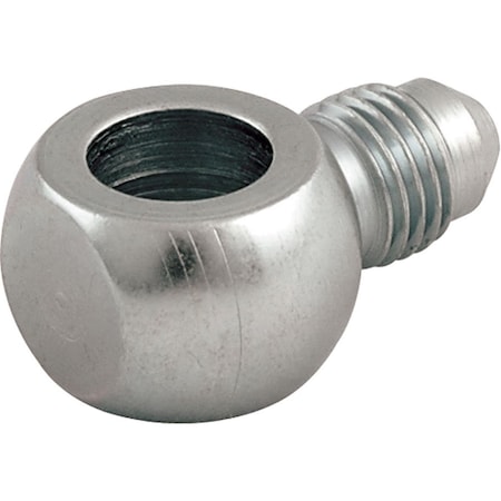 Allstar Performance -4 AN Male to 0.43 in.-20 Banjo Fittings; Nickel Plated, 2PK ALL50063